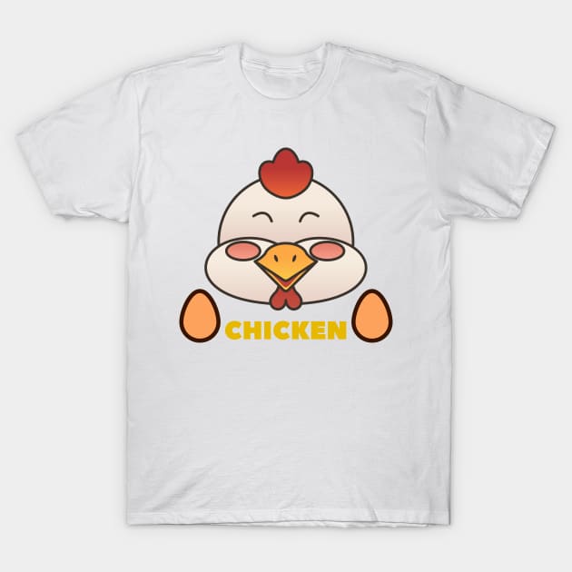 chicken T-Shirt by MeKong